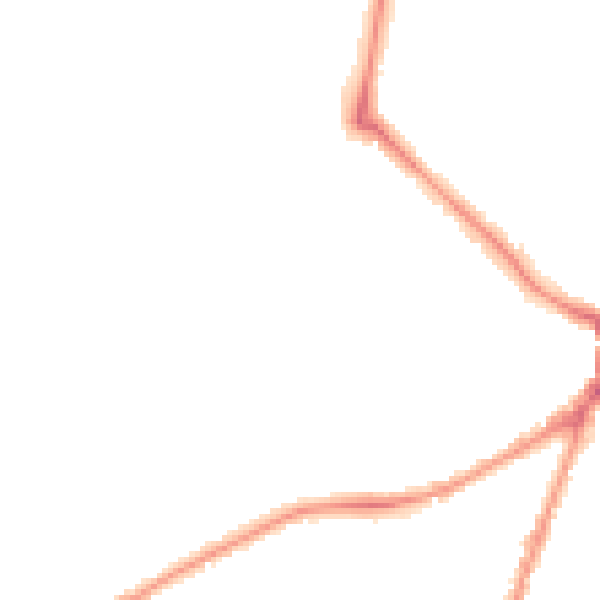 Night-time road noise heatmap for BS16 2TL
