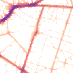 Daytime road noise heatmap for BS16 3DE
