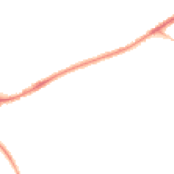 Night-time road noise heatmap for BS16 3EE