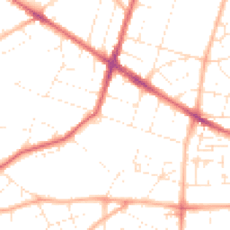 Daytime road noise heatmap for BS16 3ND