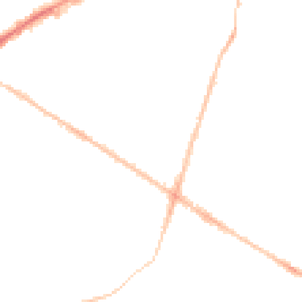 Night-time road noise heatmap for BS16 3QB