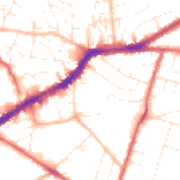 Daytime road noise heatmap for BS16 3SQ