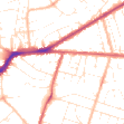 Daytime road noise heatmap for BS16 3XH