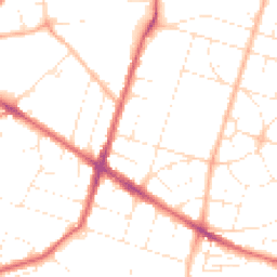 Daytime road noise heatmap for BS16 4BP