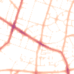 Daytime road noise heatmap for BS16 4DP