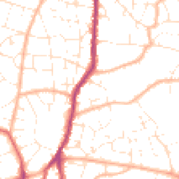 Daytime road noise heatmap for BS16 4DX