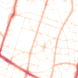 Daytime road noise heatmap for BS16 4EL