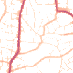 Daytime road noise heatmap for BS16 4FD