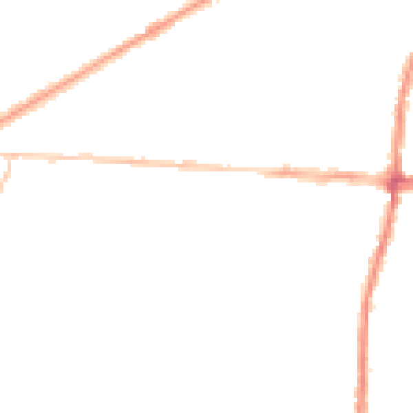 Night-time road noise heatmap for BS16 4LT