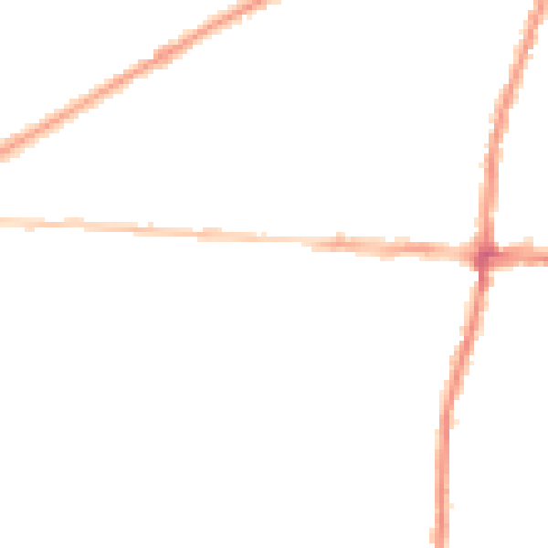 Night-time road noise heatmap for BS16 4LZ
