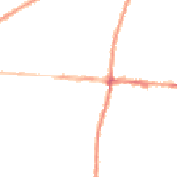 Night-time road noise heatmap for BS16 4NE
