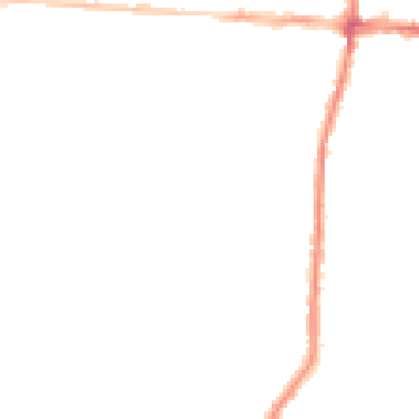 Night-time road noise heatmap for BS16 4NF
