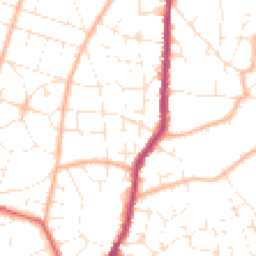 Daytime road noise heatmap for BS16 4PQ