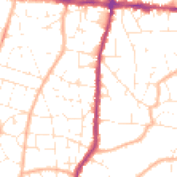 Daytime road noise heatmap for BS16 4PS
