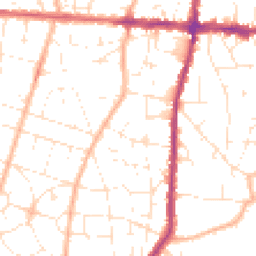 Daytime road noise heatmap for BS16 4PX