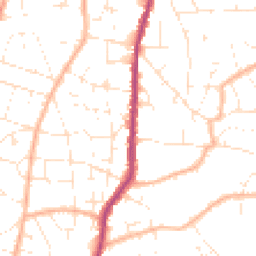 Daytime road noise heatmap for BS16 4QA
