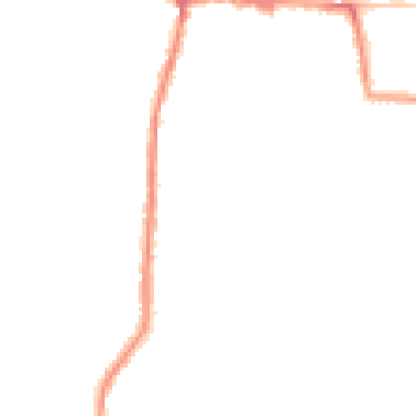 Night-time road noise heatmap for BS16 4QF