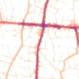Daytime road noise heatmap for BS16 4QH