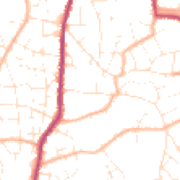 Daytime road noise heatmap for BS16 4RF
