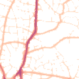 Daytime road noise heatmap for BS16 4RN