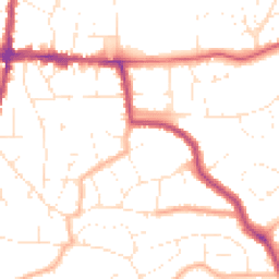 Daytime road noise heatmap for BS16 4SG