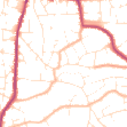Daytime road noise heatmap for BS16 4SR