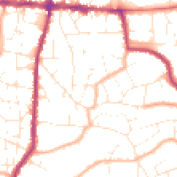 Daytime road noise heatmap for BS16 4SX