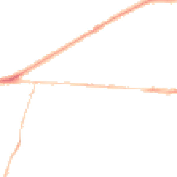 Night-time road noise heatmap for BS16 5AH