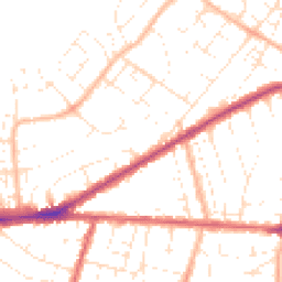Daytime road noise heatmap for BS16 5BF