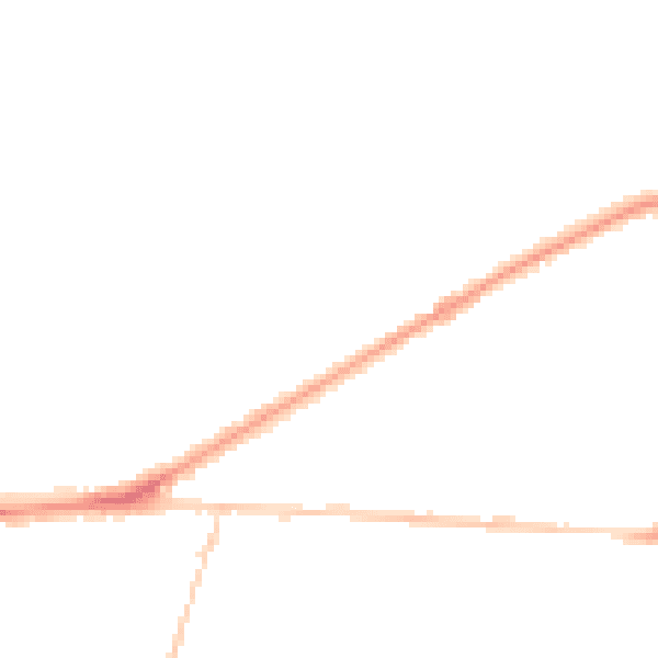 Night-time road noise heatmap for BS16 5BF