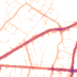 Daytime road noise heatmap for BS16 5DA