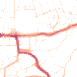 Daytime road noise heatmap for BS16 5PL