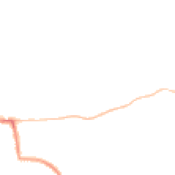 Night-time road noise heatmap for BS16 5QL