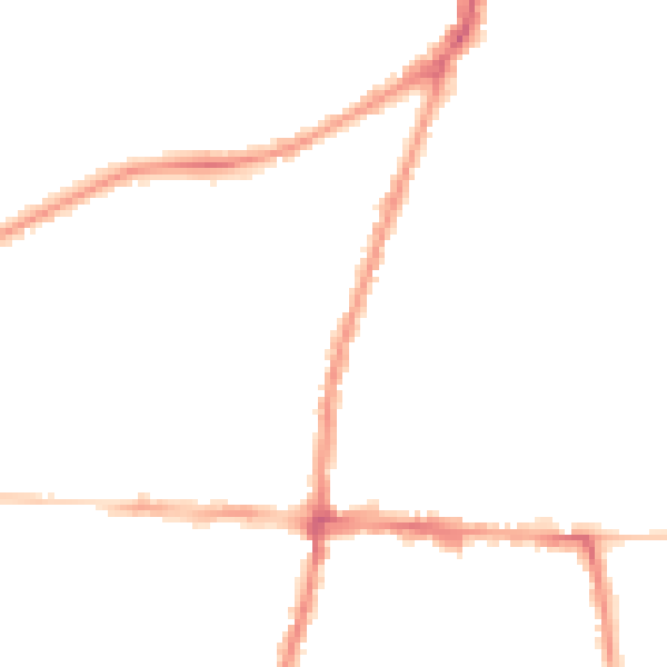 Night-time road noise heatmap for BS16 5SD