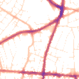 Daytime road noise heatmap for BS16 5TH