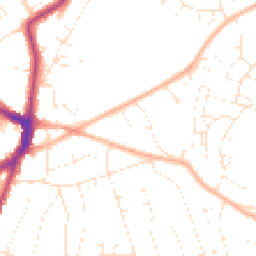 Daytime road noise heatmap for BS16 6AN