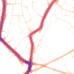 Daytime road noise heatmap for BS16 6BG