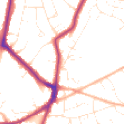 Daytime road noise heatmap for BS16 6DB