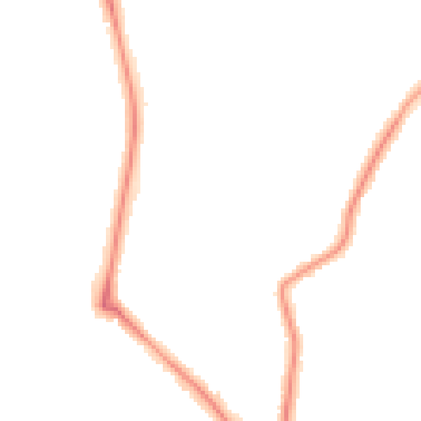 Night-time road noise heatmap for BS16 6DU