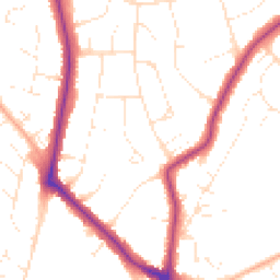 Daytime road noise heatmap for BS16 6DY