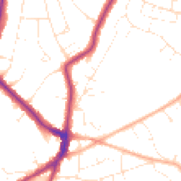 Daytime road noise heatmap for BS16 6FJ