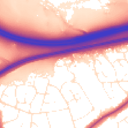 Daytime road noise heatmap for BS16 6PA