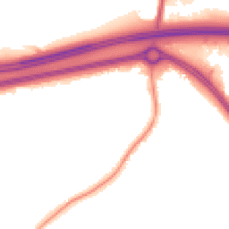 Night-time road noise heatmap for BS16 6SL