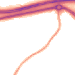 Night-time road noise heatmap for BS16 6SZ