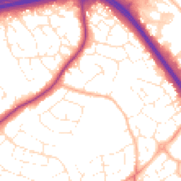 Daytime road noise heatmap for BS16 6TR