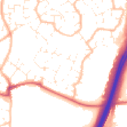 Daytime road noise heatmap for BS16 7DY