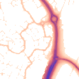 Daytime road noise heatmap for BS16 7EL