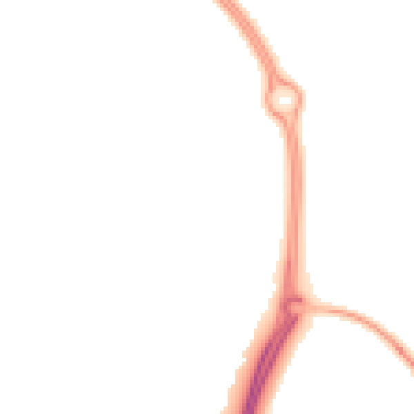 Night-time road noise heatmap for BS16 7EL