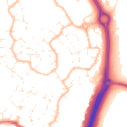 Daytime road noise heatmap for BS16 7EN