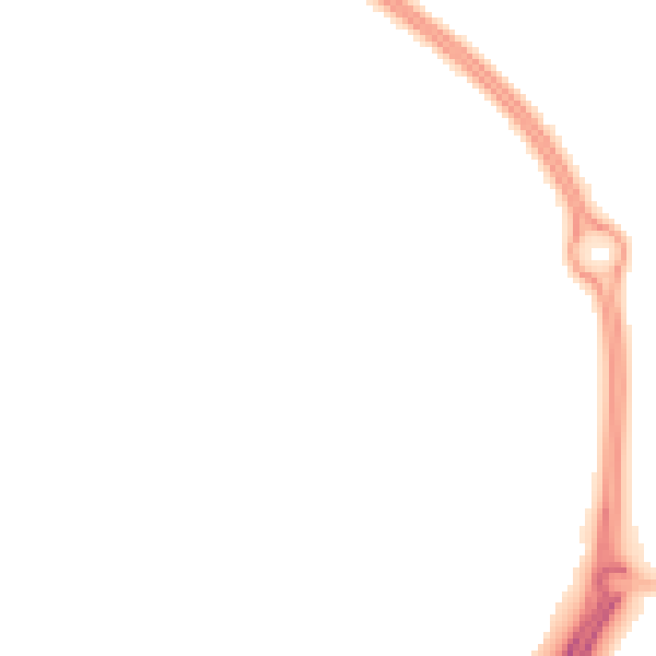 Night-time road noise heatmap for BS16 7HD
